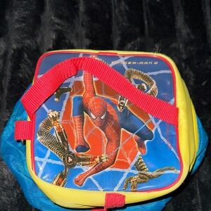 Spider-Man Themed Lunch Bag with Red Strap